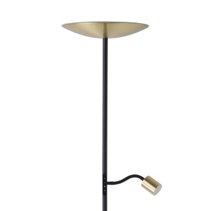 Eglo - Lámpara de pie LED regulable LED/26,5W/230V + LED/4W dorada