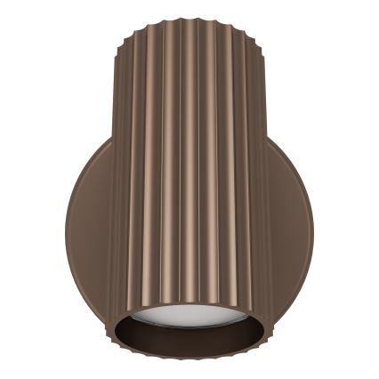 Eglo - Aplique de pared orientable 1xGU10/5W/230V marrón