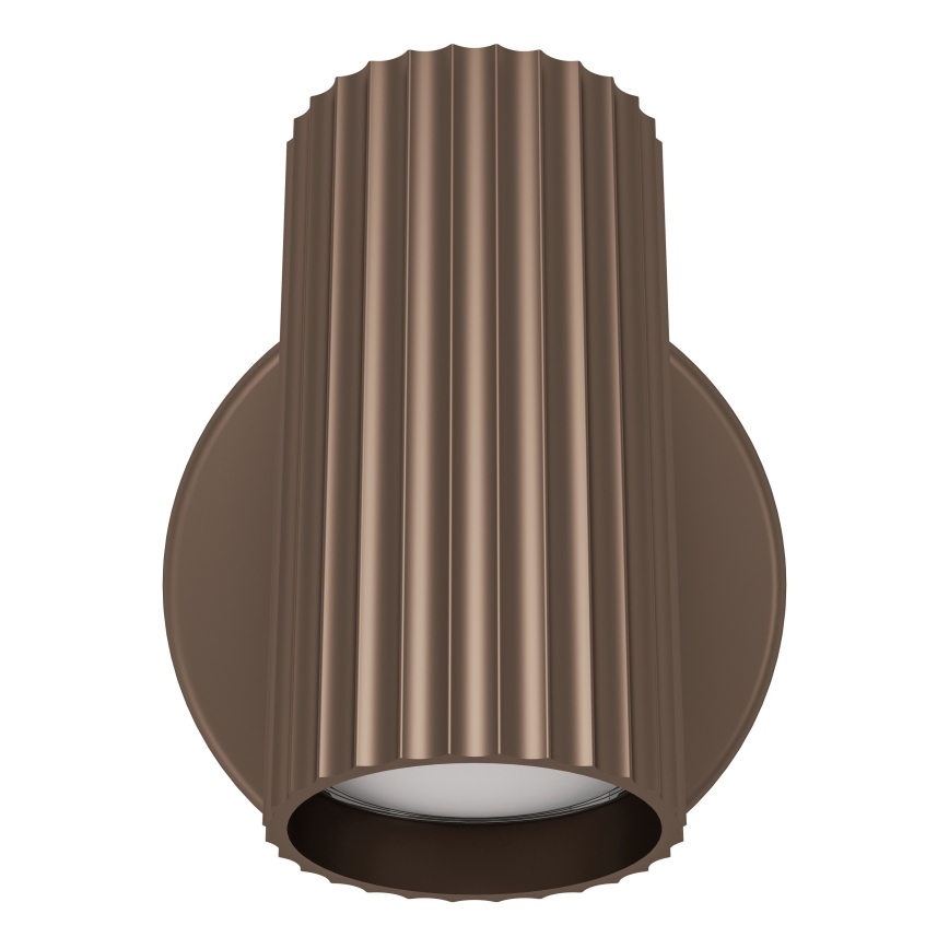 Eglo - Aplique de pared orientable 1xGU10/5W/230V marrón