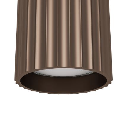 Eglo - Aplique de pared orientable 1xGU10/5W/230V marrón