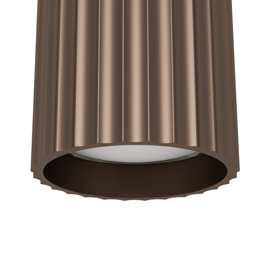 Eglo - Aplique de pared orientable 1xGU10/5W/230V marrón