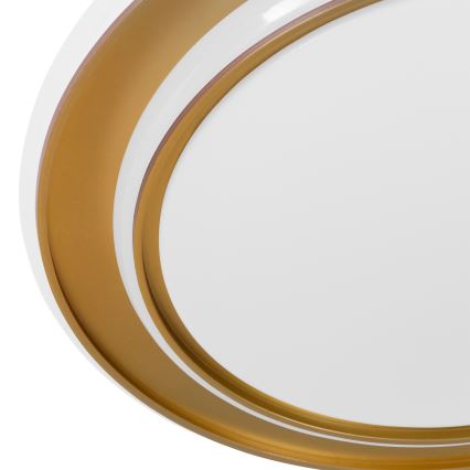 Eglo - Lámpara de techo LED/24W/230V 2700/4000/6500K Ø 40 cm dorada