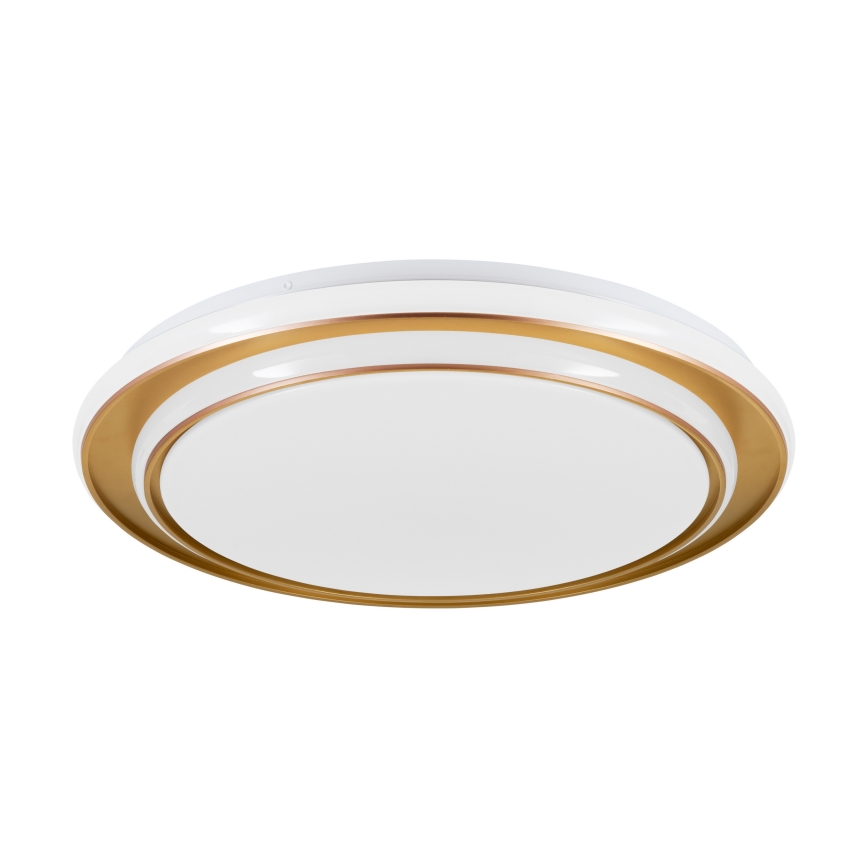 Eglo - Lámpara de techo LED 36W/230V, 2700/4000/6500K, Ø 49 cm, dorado