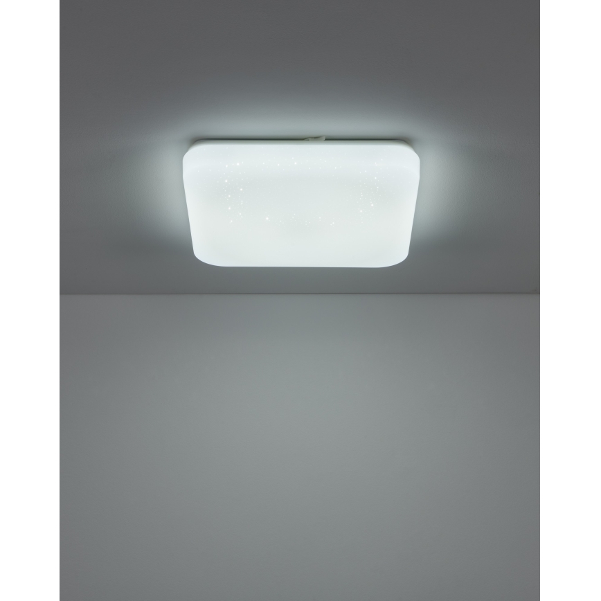 Eglo - Plafón LED para baño LED/18W/230V 3000/4000/6000K 33x33 cm IP44