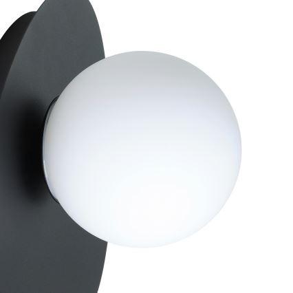 Eglo - Aplique LED de pared para baño 1xG9/4,2W/230V IP44 negro