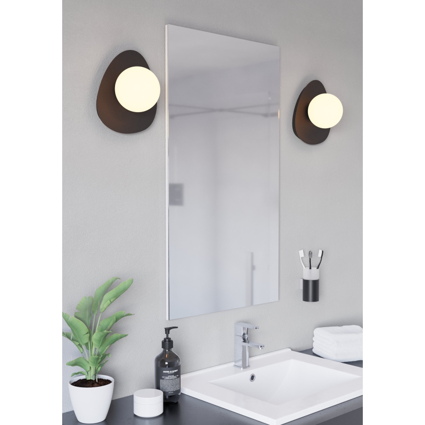 Eglo - Aplique LED de pared para baño 1xG9/4,2W/230V IP44 negro