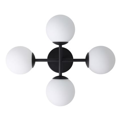 Eglo - Lámpara de techo LED para baño, de montaje en superficie, 4xG9/4,2W/230V IP44, negro