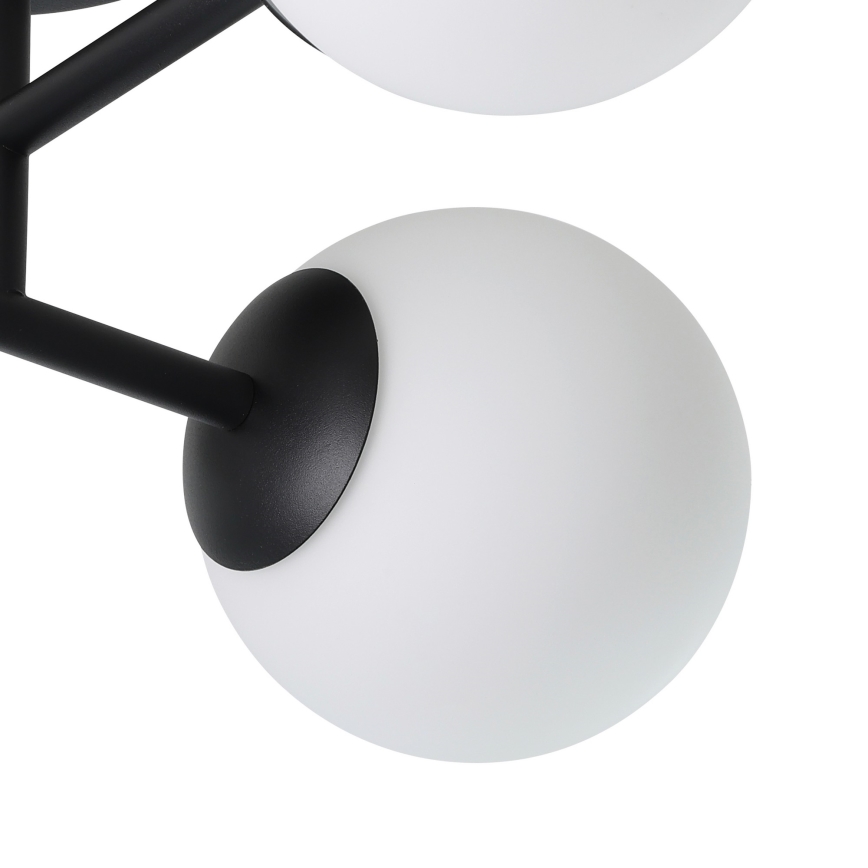 Eglo - Lámpara de techo LED para baño, de montaje en superficie, 4xG9/4,2W/230V IP44, negro