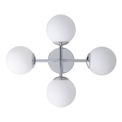 Eglo - Plafón LED de superficie para baño 4xG9/4,2W/230V IP44 cromo brillante