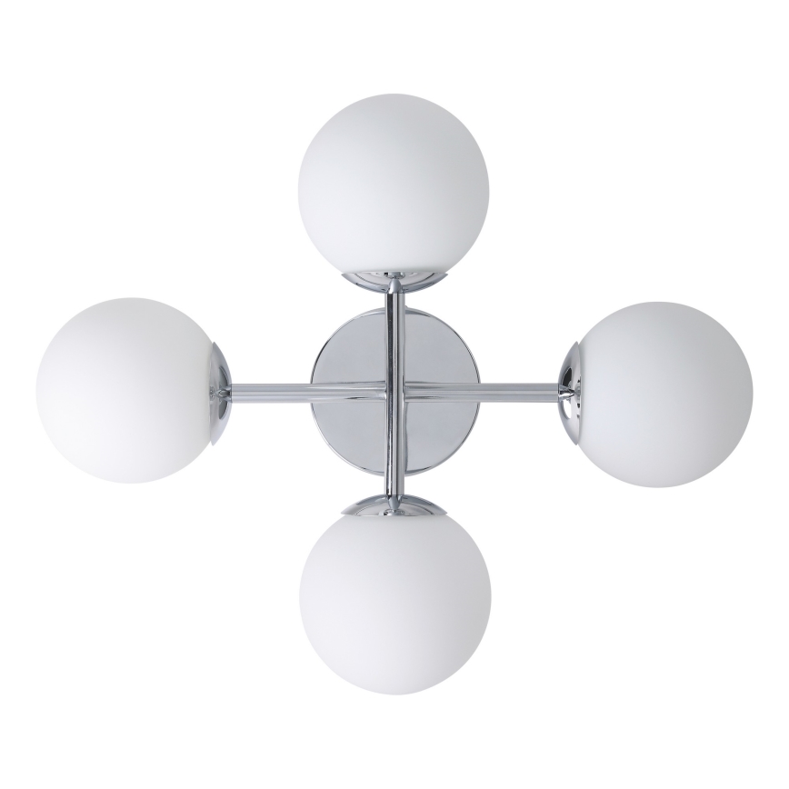 Eglo - Plafón LED de superficie para baño 4xG9/4,2W/230V IP44 cromo brillante