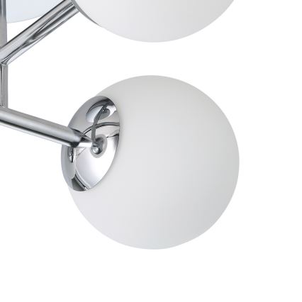 Eglo - Plafón LED de superficie para baño 4xG9/4,2W/230V IP44 cromo brillante
