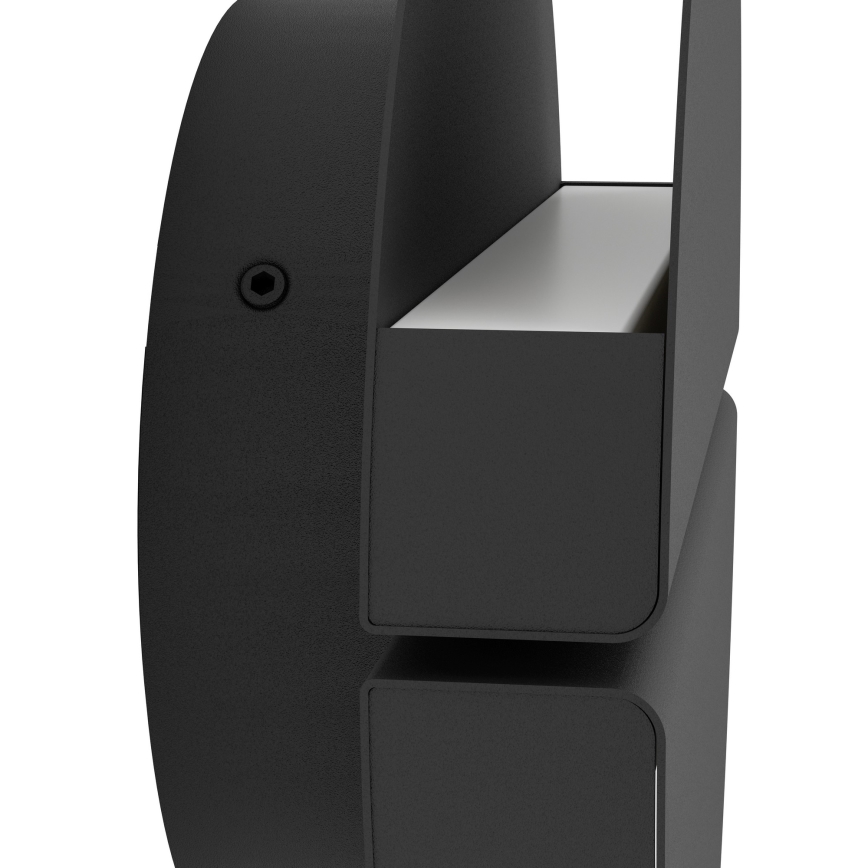 Eglo - Aplique de pared exterior LED/4,5W/230V 2700/4000/6500K IP44 negro