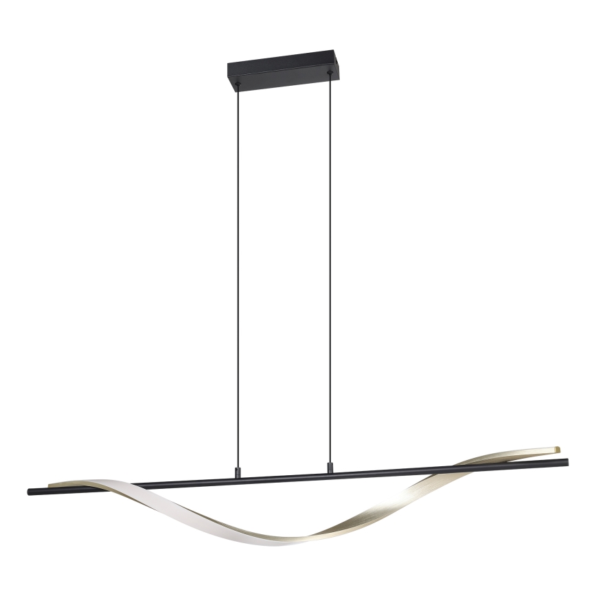 Eglo - Lámpara colgante LED suspendida por cable LED/20W/230V 2700/4000/6500K negro/dorado