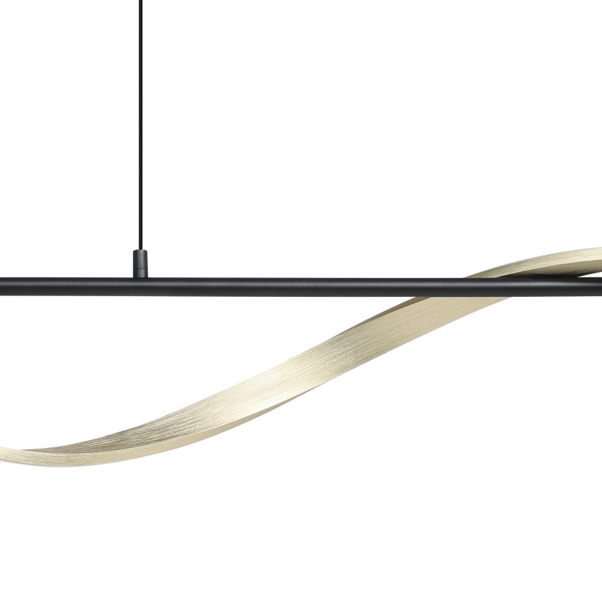 Eglo - Lámpara colgante LED suspendida por cable LED/20W/230V 2700/4000/6500K negro/dorado