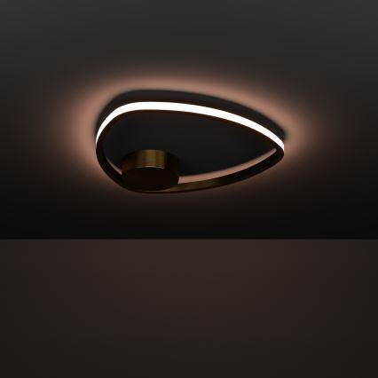 Eglo - Lámpara de techo LED/9,7W/230V 2700/4000/6500K Ø 37,5 cm dorada