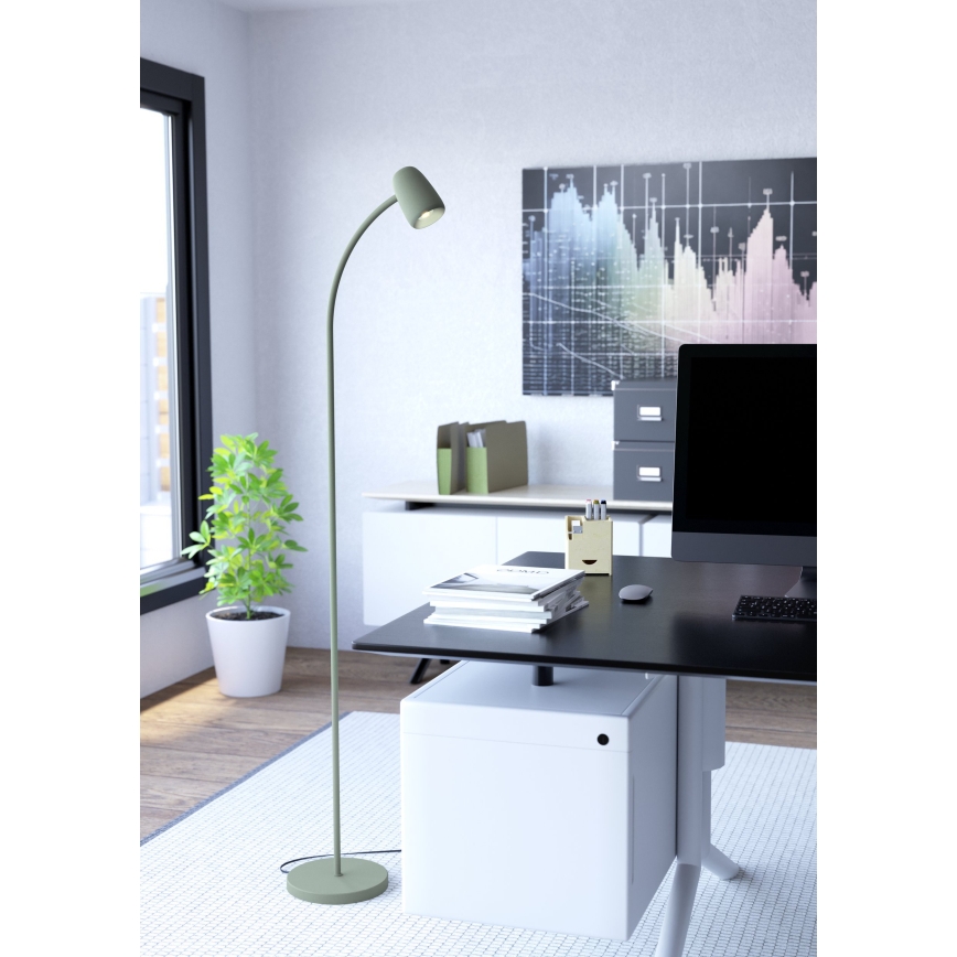 Eglo - Lámpara de pie 1xE14/18W/230V verde