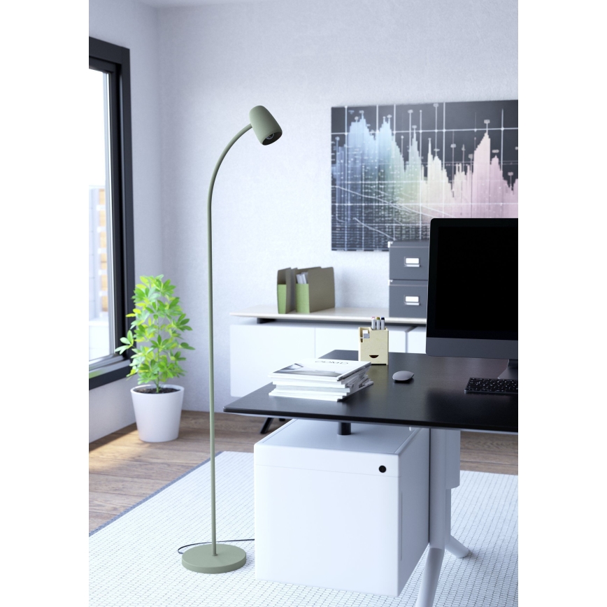 Eglo - Lámpara de pie 1xE14/18W/230V verde