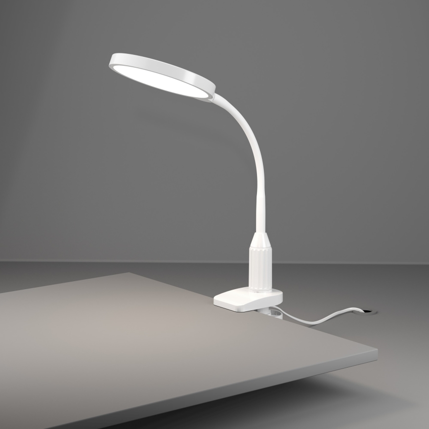 Eglo - Lámpara LED flexible regulable con pinza LED/5,5W/230V 2700/4000/6500K blanca