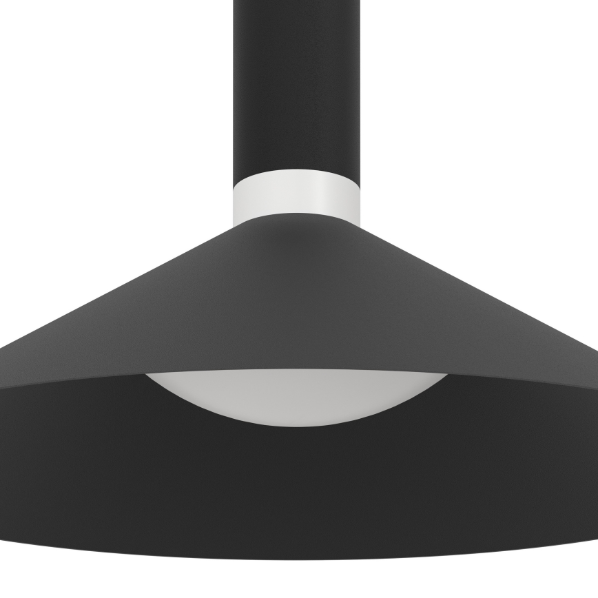 Eglo - Lámpara colgante LED RGBW regulable con cable 3xLED/7,5W/230V 2700-6500K negra