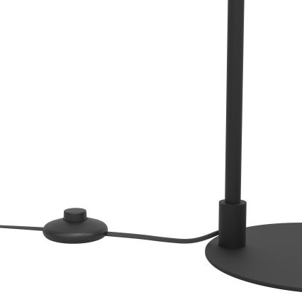 Eglo - Lámpara de pie LED RGBW regulable, 7,5 W, 230 V, 2700–6500 K, negra