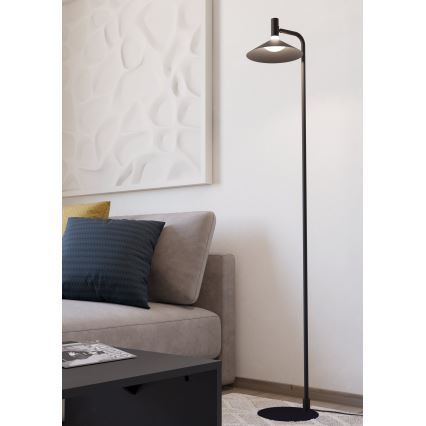 Eglo - Lámpara de pie LED RGBW regulable, 7,5 W, 230 V, 2700–6500 K, negra
