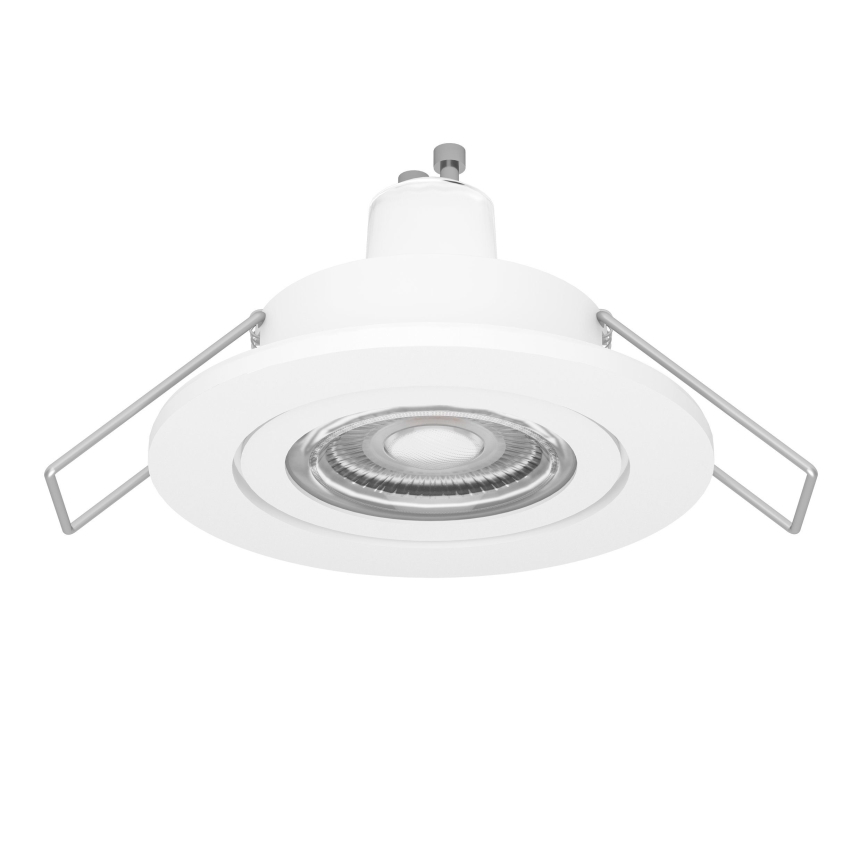 Eglo - Lámpara empotrable LED para baño 1xGU10/4,5W/230V IP44 blanca