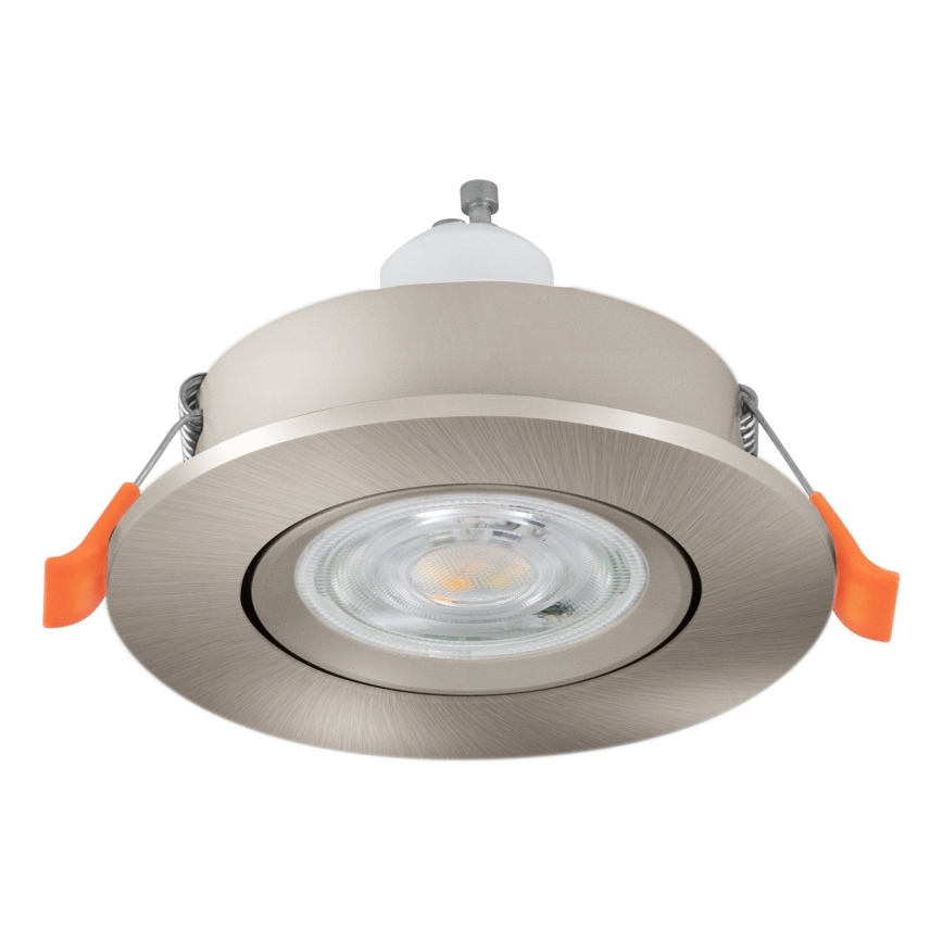 Eglo - LED foco empotrable de techo 1xGU10/4,5W/230V cromo mate