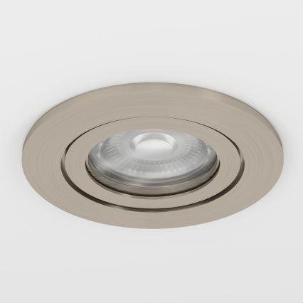 Eglo - Foco empotrable LED para baño 1xGU10/4,5W/230V IP44 cromo mate