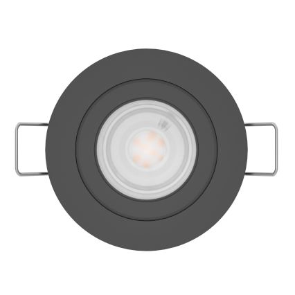 Eglo - Foco empotrado LED tipo spot 1xGU10/4,5W/230V, negro