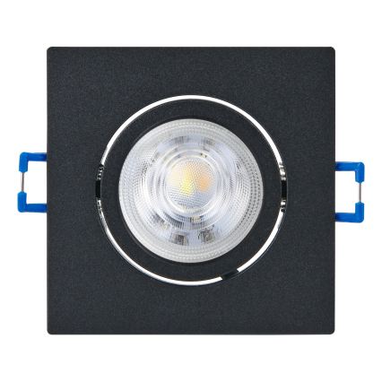 Eglo - Set de 3 luminarias empotrables LED regulables LED/4,8W/230V 8,8x8,8 cm negro