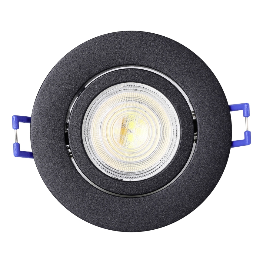 Eglo - Juego de 3 luminarias empotrables LED RGBW regulables LED/4,7W/230V 2700-6500K negro
