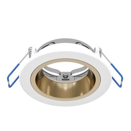Eglo - Luminaria empotrable LED regulable para baño LED/4,8W/230V 2700/4000/6500K IP44 blanco/dorado