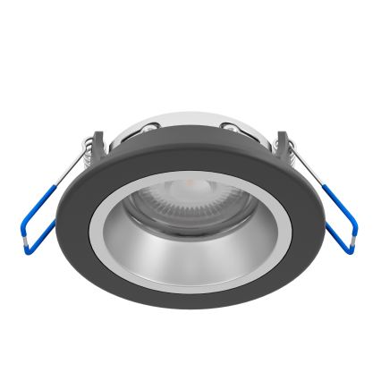 Eglo - LED RGBW regulable luminaria empotrada para baño LED/4,8W/230V 2700-6500K IP44 negro