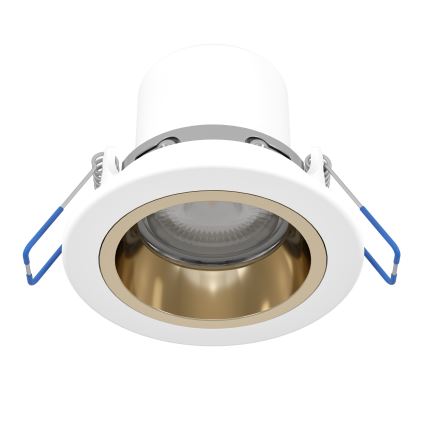 Eglo - LED RGBW regulable, luminaria empotrada para baño LED/4,8W/230V 2700-6500K IP44 blanco/dorado