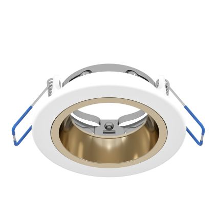Eglo - LED RGBW regulable, luminaria empotrada para baño LED/4,8W/230V 2700-6500K IP44 blanco/dorado