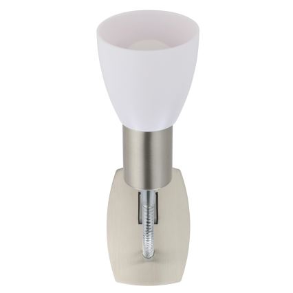 Eglo - Aplique de pared enchufable 1xE14/5W/230V cromo mate