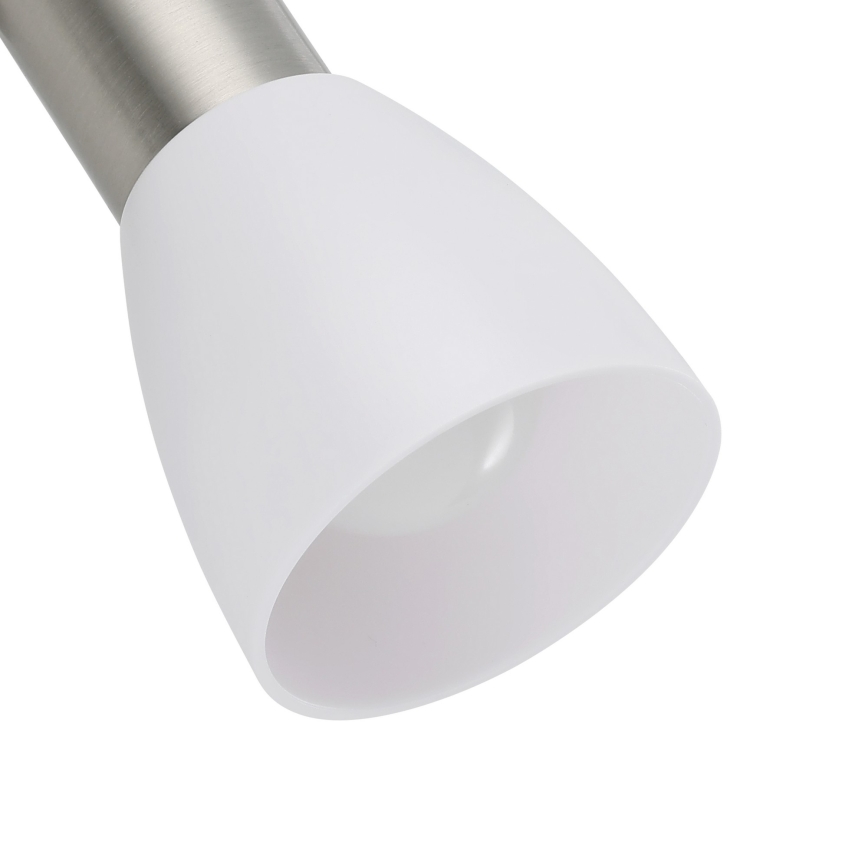 Eglo - Aplique de pared enchufable 1xE14/5W/230V cromo mate
