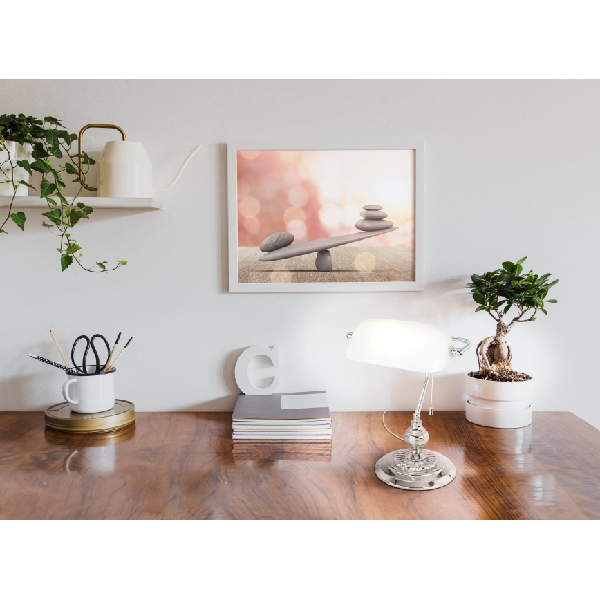 Eglo - Lámpara de mesa E27/60W