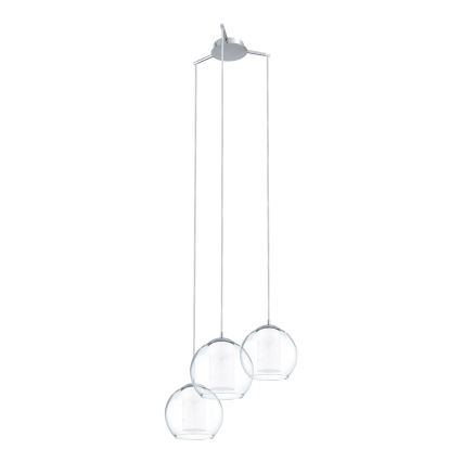 Eglo 92762 - Lámpara colgante con cable BOLSANO 3xE27/60W