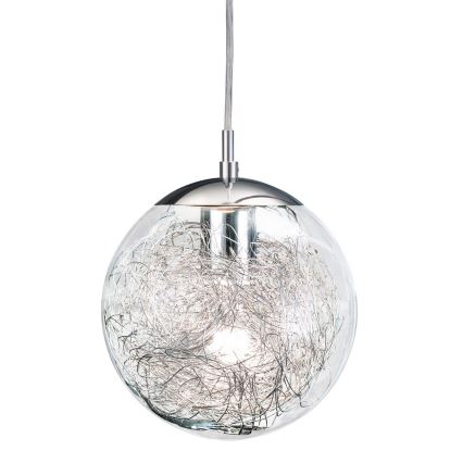 Eglo 93073 - Lámpara colgante con cable LUBERIO 1xE27/60W/230V Ø 25 cm