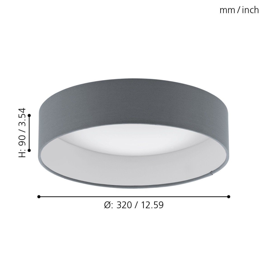 Eglo - Lámpara de techo LED LED/12W/230V