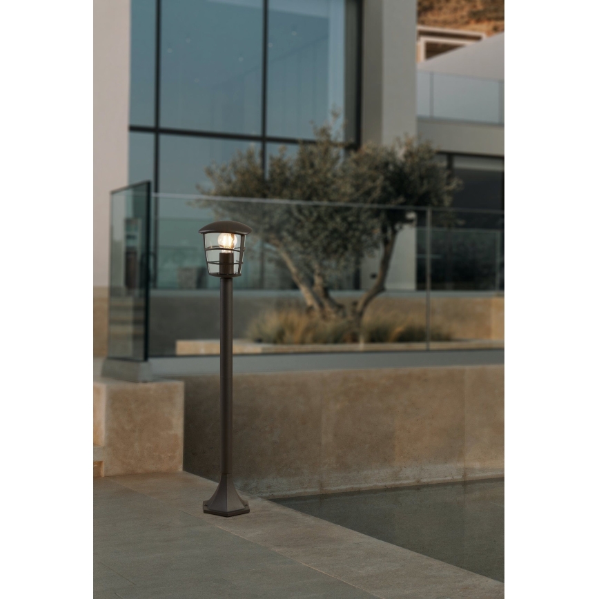 Eglo - Lámpara exterior LED 1xE27/8,5W/230V IP44 negra