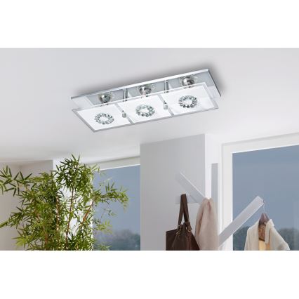 Eglo 93782 - Plafón LED RONCATO 3xGU10/3W/230V