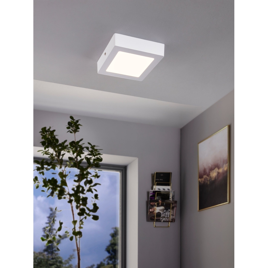 Eglo 94078 - Plafón LED FUEVA 1 LED/16,44W/230V 22,5x22,5 cm
