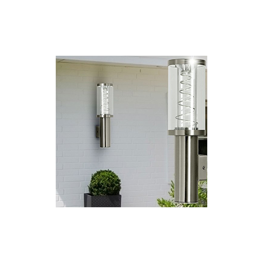 Eglo 94095 - Aplique de pared LED para exterior TRONO 2xGU10/5W/230V IP44