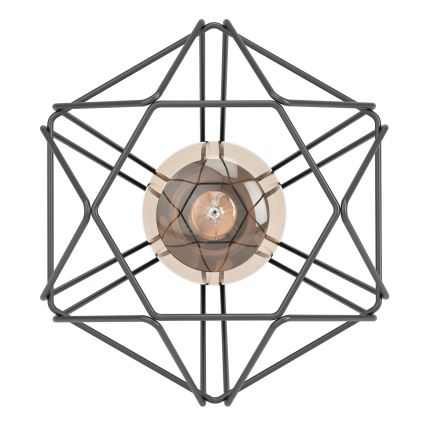 Eglo - Lámpara de mesa con enchufe 1xE27/60W/230V
