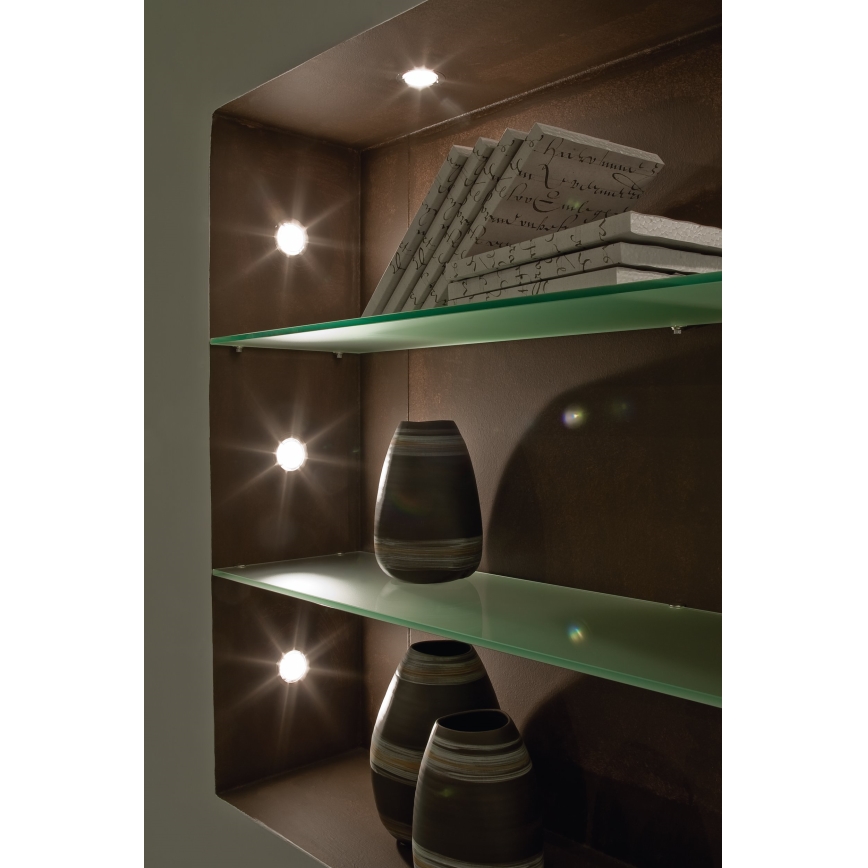 Eglo - Juego de 3 luminarias empotrables LED PENETO 1xGU10-LED/3W/230V