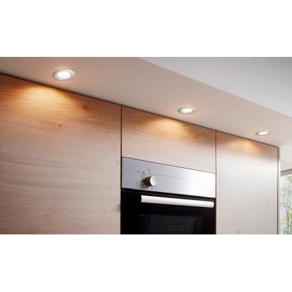 Eglo - Juego de 3 focos empotrados LED PENETO 1xGU10-LED/3W/230V