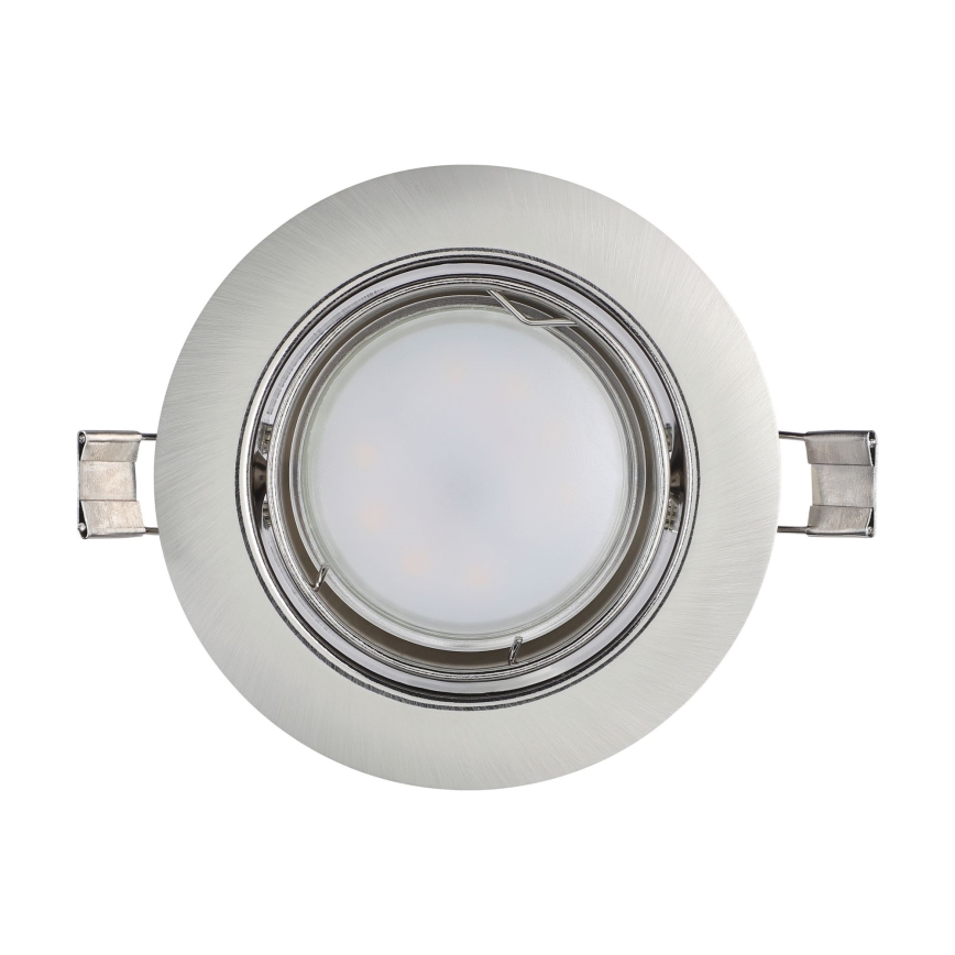 Eglo - Juego de 3 luminarias empotrables LED PENETO 1xGU10-LED/5W/230V