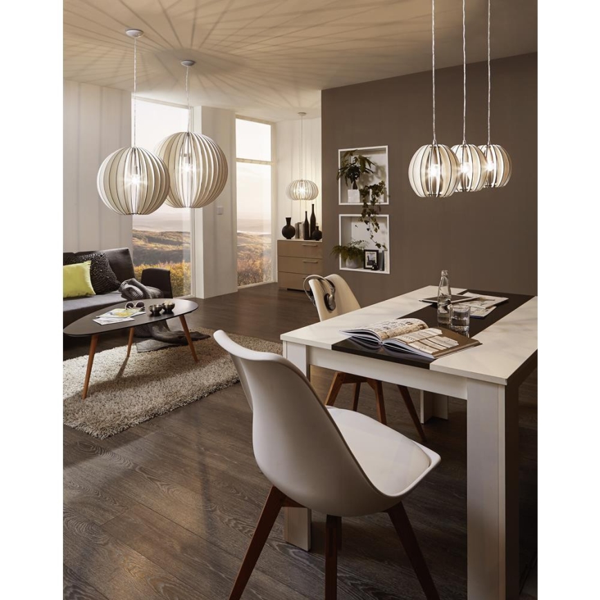 Eglo 94444 - Lámpara colgante COSSANO 3xE14/40W/230V